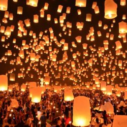 floating lanterns festival thailand HD wallpapers