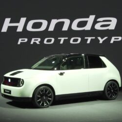 Honda E Prototype presented at the 2019 Geneva Motor Show