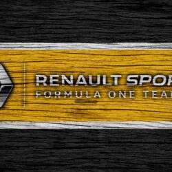 Download wallpapers Renault Sport Formula One, 4k, logo, F1 teams