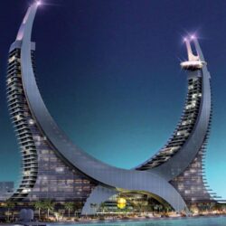 SimplyWallpapers: Katara Lusail Marina Tower Qatar buildings
