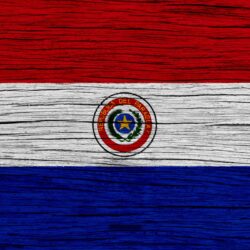 Download wallpapers Flag of Paraguay, 4k, South America, wooden