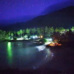 Colombia, Cabo San Juan, Tayrona National Park, Nighttime