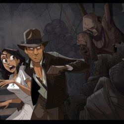 Indiana Jones animated concept art