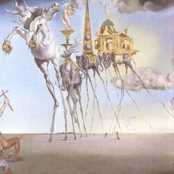 Salvador Dali surrealistic paintings HD Wallpapers & Backgrounds