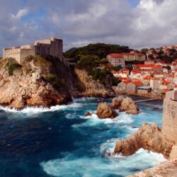 Dubrovnik, A Medieval Fortress Croatia Desktop Wallpapers Hd