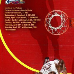 Download Cleveland Cavaliers NBA Playoffs 2016 schedule desktop