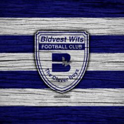 Download wallpapers FC Bidvest Wits, 4k, wooden texture, South