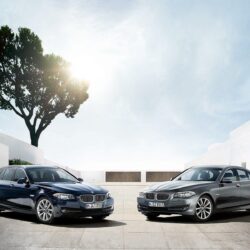 Wallpapers: F11 5 Series Touring next to the F10 5er Sedan