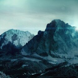 my98 night sky mountain snow winter aurora Wallpapers 1080 x 2246 HD