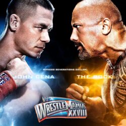 Unchained WWE Wrestling Wallpapers Rock vs John Cena HD Wallpapers