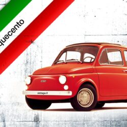 Fiat 500 vintage wallpapers