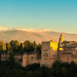 alhambra and sierra nevada 4k wallpapers and backgrounds