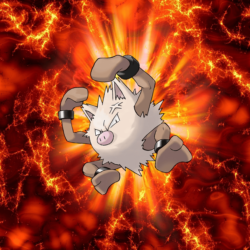 057 Fire Pokeball Primeape Okorizaru Mankey