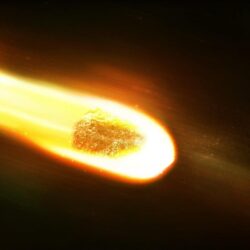 Wallpapers asteroid breaks in atmosphere free desktop backgrounds