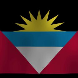 Antigua and Barbuda Flag 4K Motion Loop After Effects Template