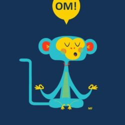 Om Cute Monkey iPhone 4s Wallpapers Download Desktop Backgrounds