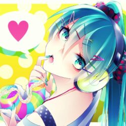 Vocaloid Hatsune Miku White Border Wires Speech Bubble wallpapers