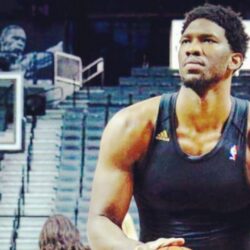 Joel Embiid definitely doesn’t weigh 300 pounds anymore