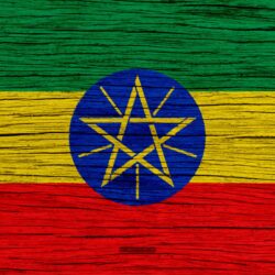 Download wallpapers Flag of Ethiopia, 4k, Africa, wooden texture