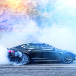 Tesla S Drift wallpapers HD 2016 in Tesla