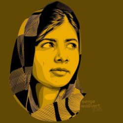 Malala Yousafzai by sergemalivert