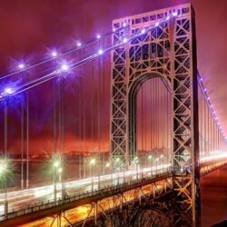 George Washington Bridge city HD wallpapers