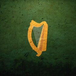 Ireland flags Coat of arms harp irish harp / Wallpapers