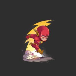 Wallpapers red, logo, yellow, dust, speed, hero, DC Comics, fast