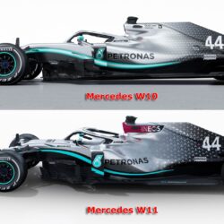 2020 Mercedes W11 F1 Car launch pictures