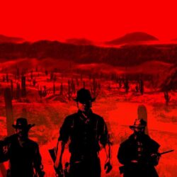 Red Dead Redemption 2, poster, red, wallpapers