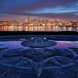 Seattle Skyline, Washington ❤ 4K HD Desktop Wallpapers for • Dual