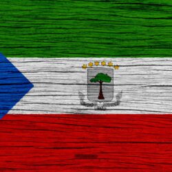 Download wallpapers Flag of Equatorial Guinea, 4k, Africa, wooden