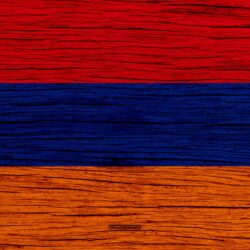 Download wallpapers Flag of Armenia, 4k, Asia, wooden texture