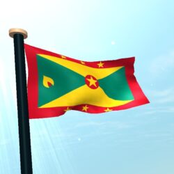 Grenada Flag 3D Free Wallpapers for Android