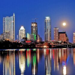 Austin Texas Skyline at Night