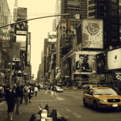 New York Yellow Taxi Times Square wallpapers