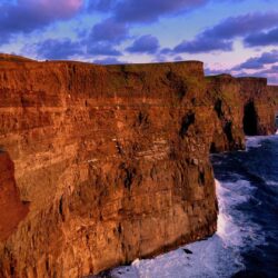 Sunset at the Cliffs of Moher, Ireland HD Wallpapers