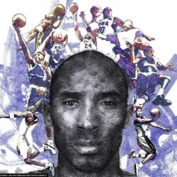 Kobe Bryant Career Painting Wallpapers