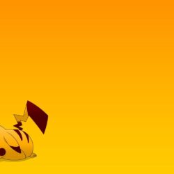 pokemon, yellow, Pikachu, simple background, yellow backgrounds