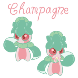 Champagne the Fomantis by SleepytimeStudios