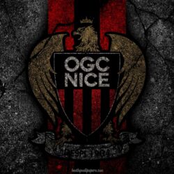 Download wallpapers Nice, logo, art, Liga 1, soccer, OGC Nice