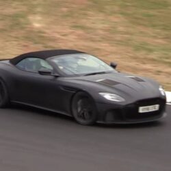 Aston Martin DBS Superleggera Volante Sounds Menacing In Spy Video