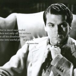 Sir Laurence Olivier: An actor is most successful when no…