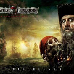 Blackbeard from Pirates of the Caribbean Desktop Wallpapers