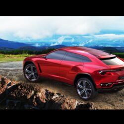 2019 Lamborghini Urus red color 4k wide uhd wallpapers