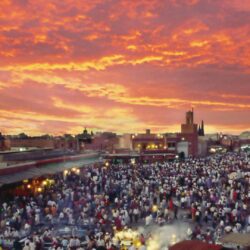 Marrakech, Morocco, Jamaa el Fna Square and Market Place