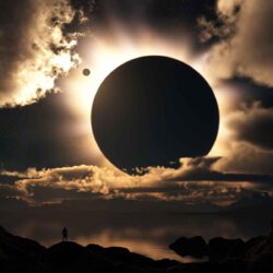 Solar eclipse phenomenon