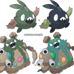 Trubbish and Garbodor v.2 by Xous54
