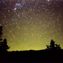 Abstrack Meteor Shower Image 01