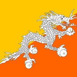 Photos Bhutan Flag